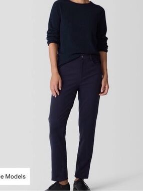 Eileen Fisher Women’s Washable Flex Ponte Slim Fit Pants Sz.
